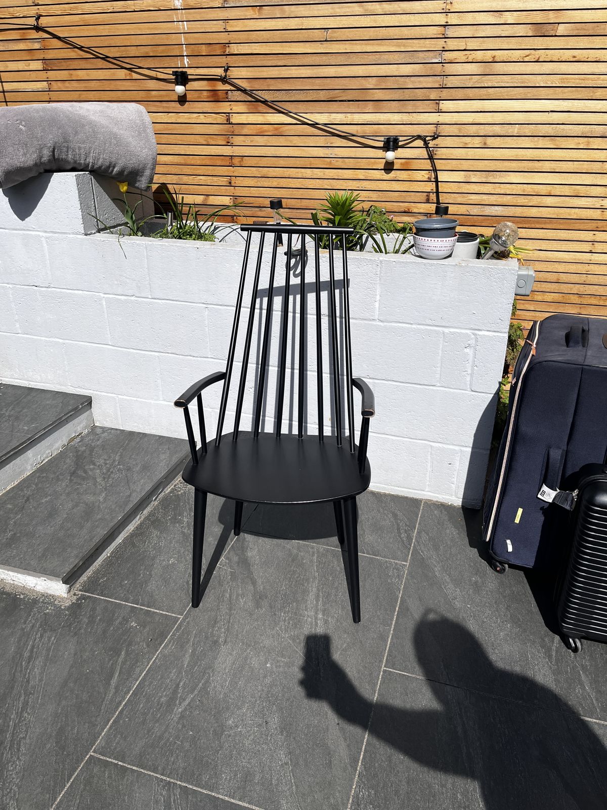 5 X Hay J110 Scandinavian Black Wood Armchair /Kitchen Chair photo vintage