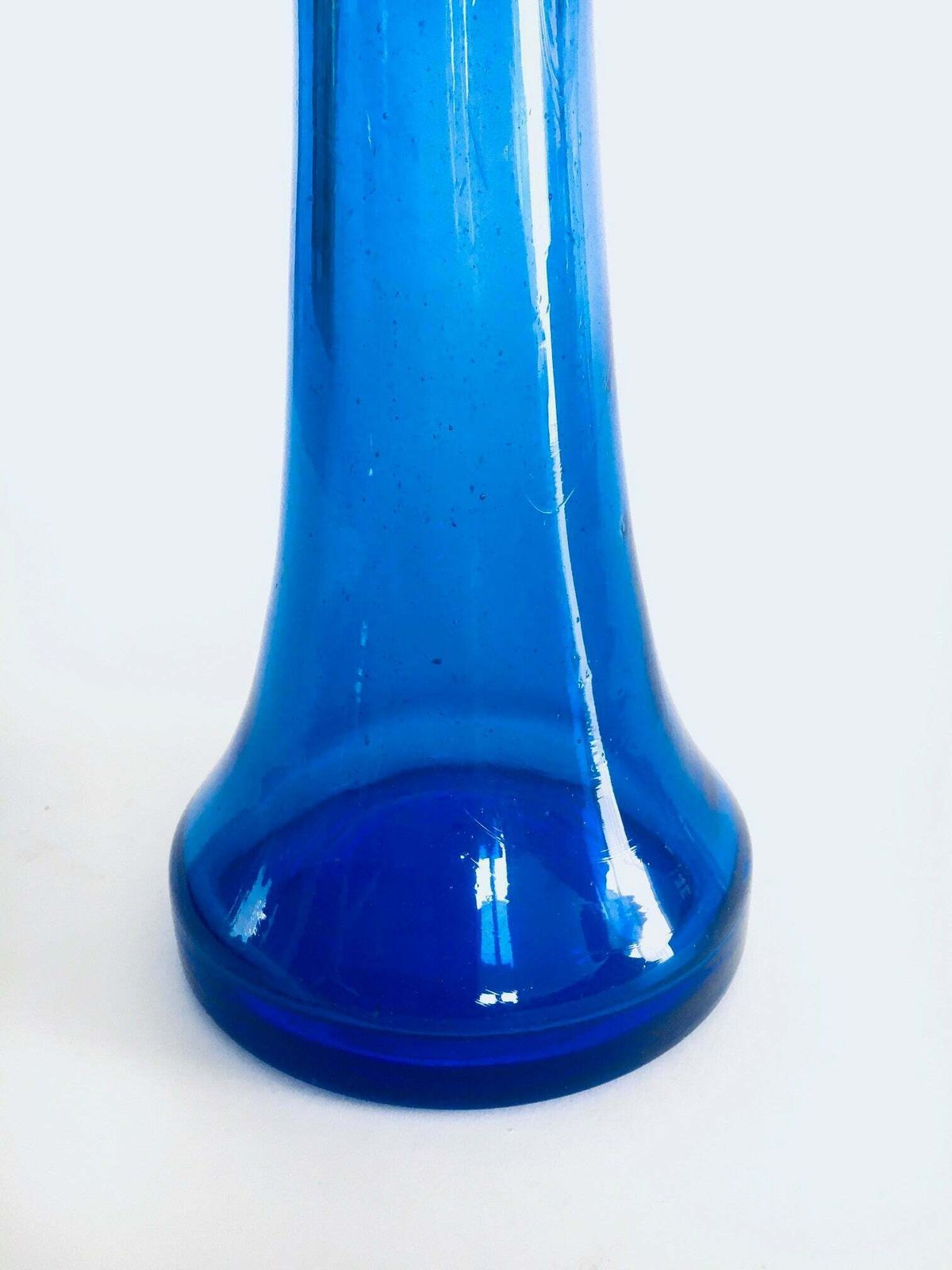 800.0 Midcentury Design Blue Glass Table Lamp By Nanny Still For Raak, Netherlands 1960's photo