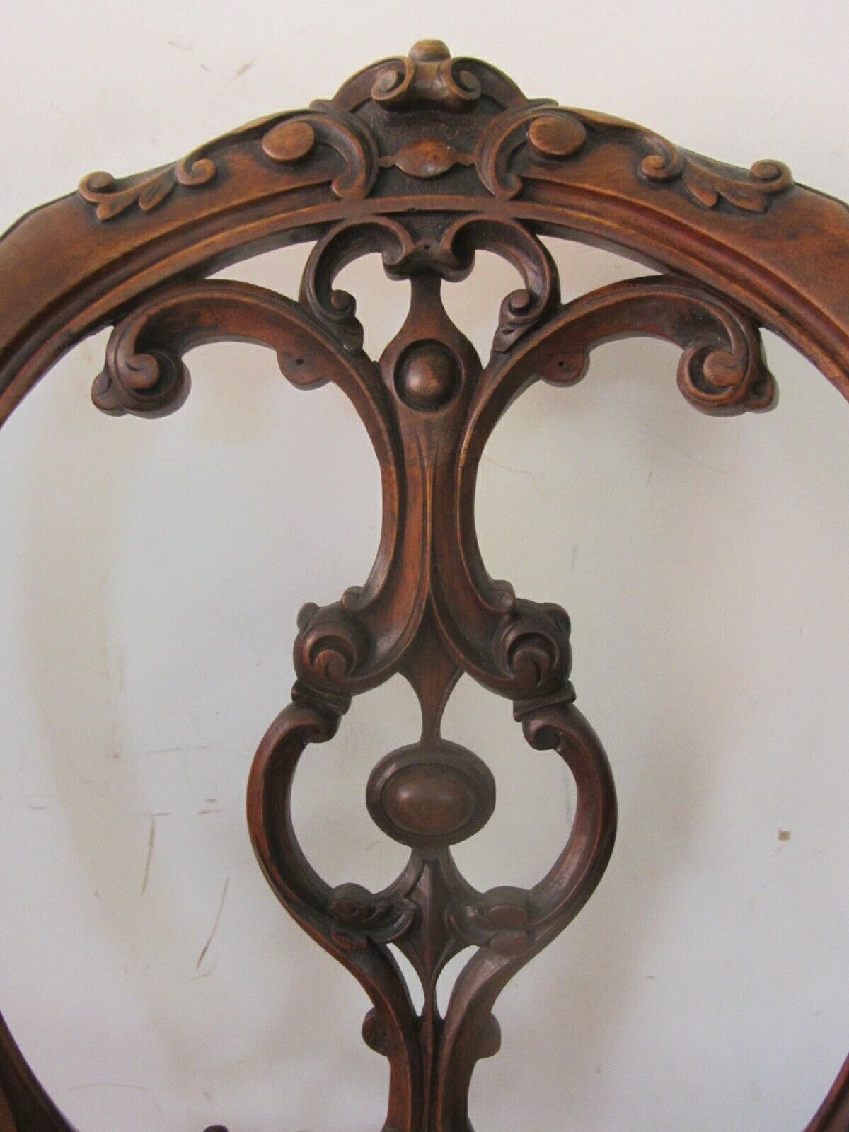 photo for sale Four Victorian Walnut Balloon Back Chairs, Including Completed Upholstery With Fabric Choice