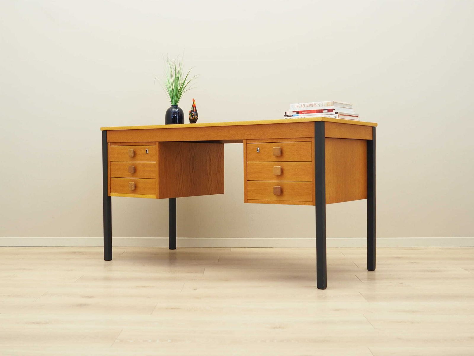 Ash Desk, Danish Design, 1970s, Manufacturer: Domino Møbler photo for sale