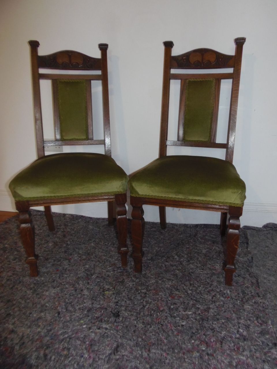 Arts And Crafts Set Of Six Chairs  . photo Furniture