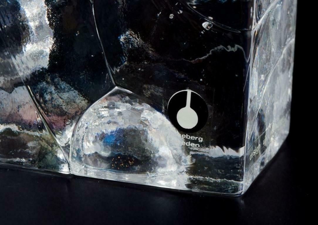 Uno Westerberg For Pukeberg Sweden Two Candle Holders In Clear Art Glass photo 244.0
