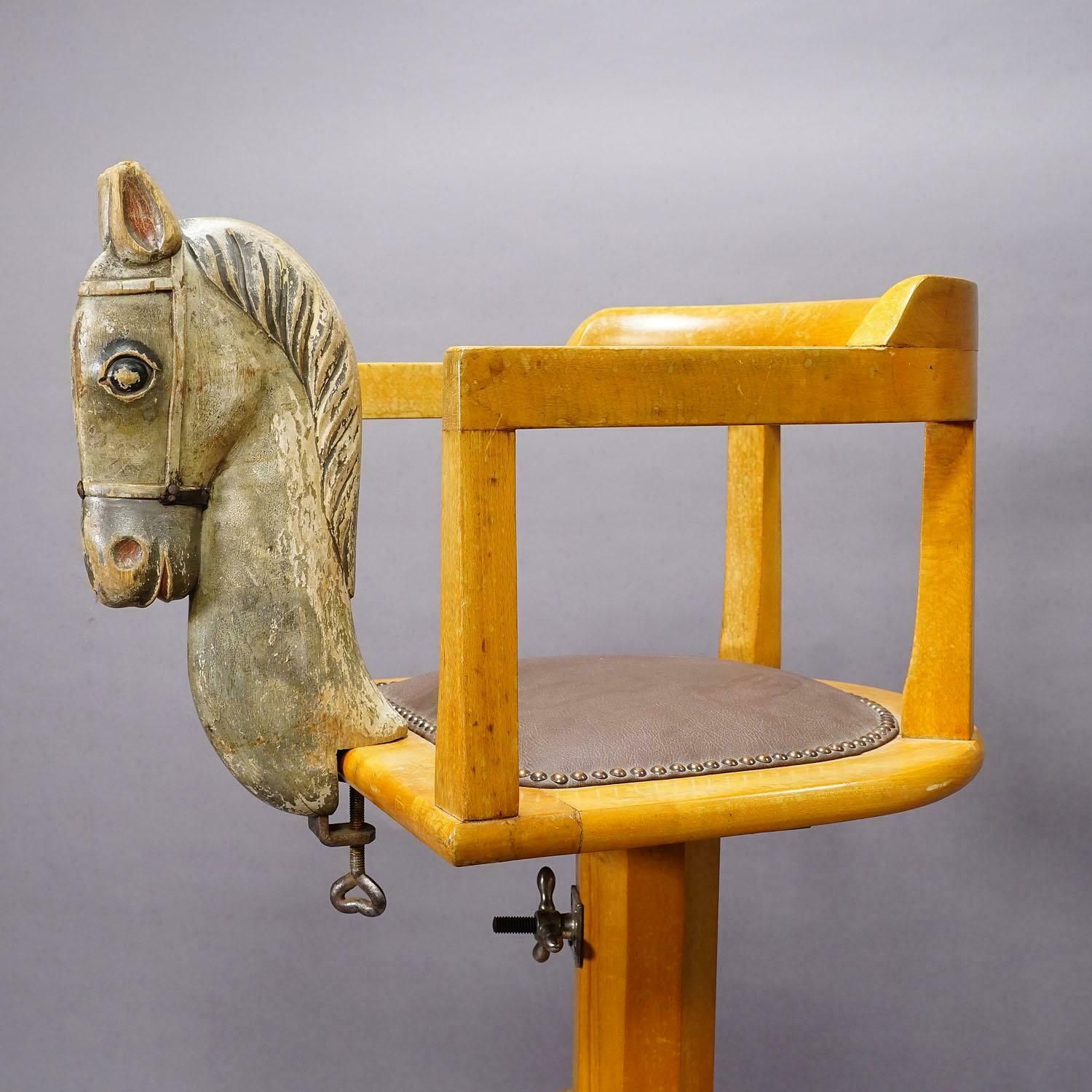 Vintage Barber Chair For Children, Germany Ca. 1950s photo for sale