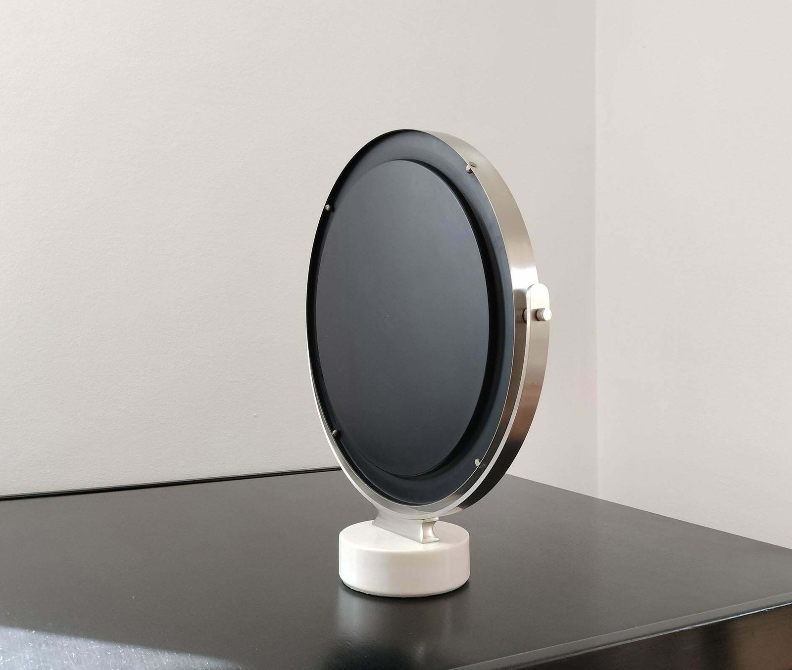 photo for sale Sergio Mazza Narciso Table Mirror By Artemide 1970s