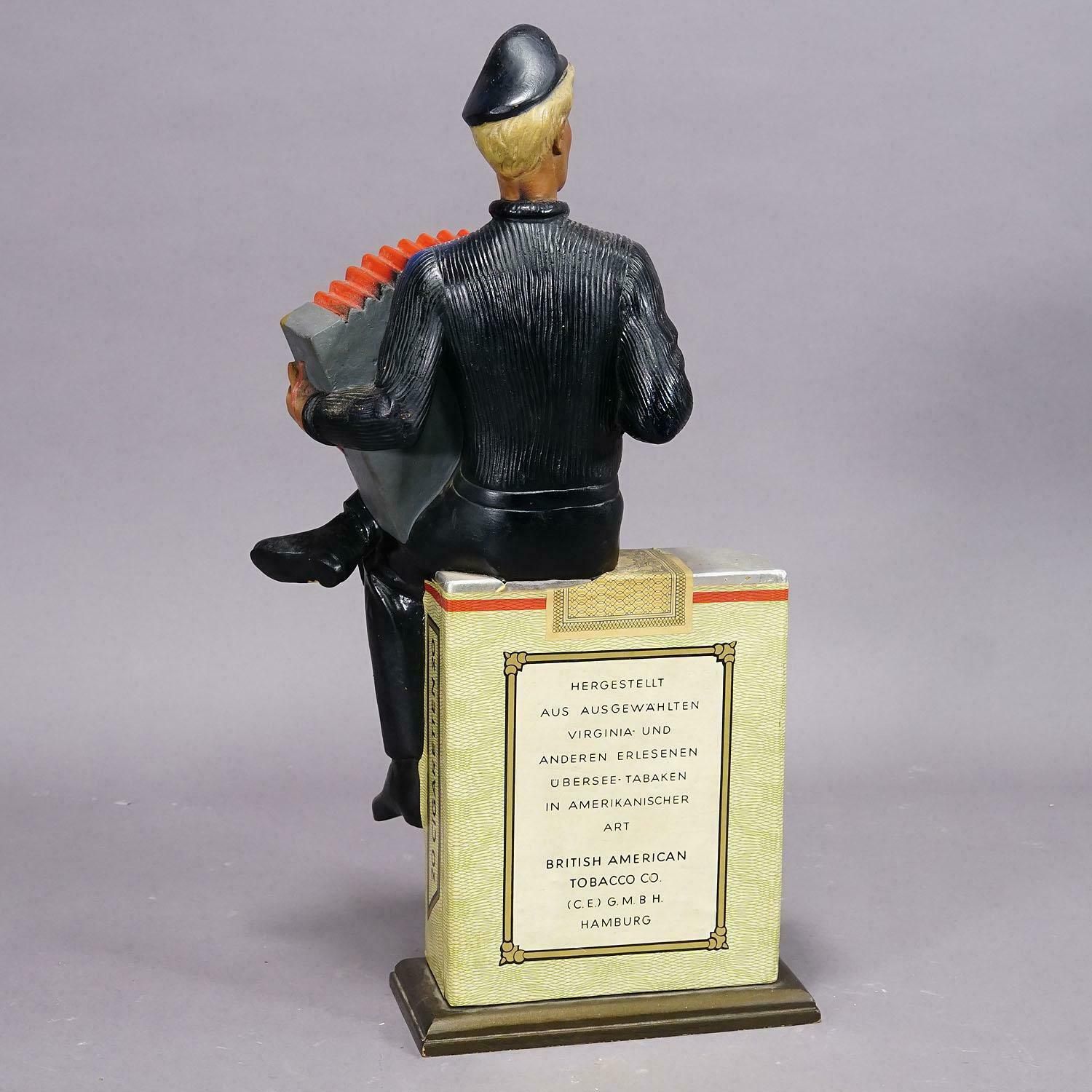Vintage Gold Dollar Cigarettes Advertising Sculpture 1950s photo vinterior
