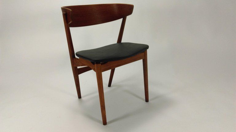 1960s Set Of Two Danish Dining Chairs In Teak And Oak By Helge Sibast photo furniture