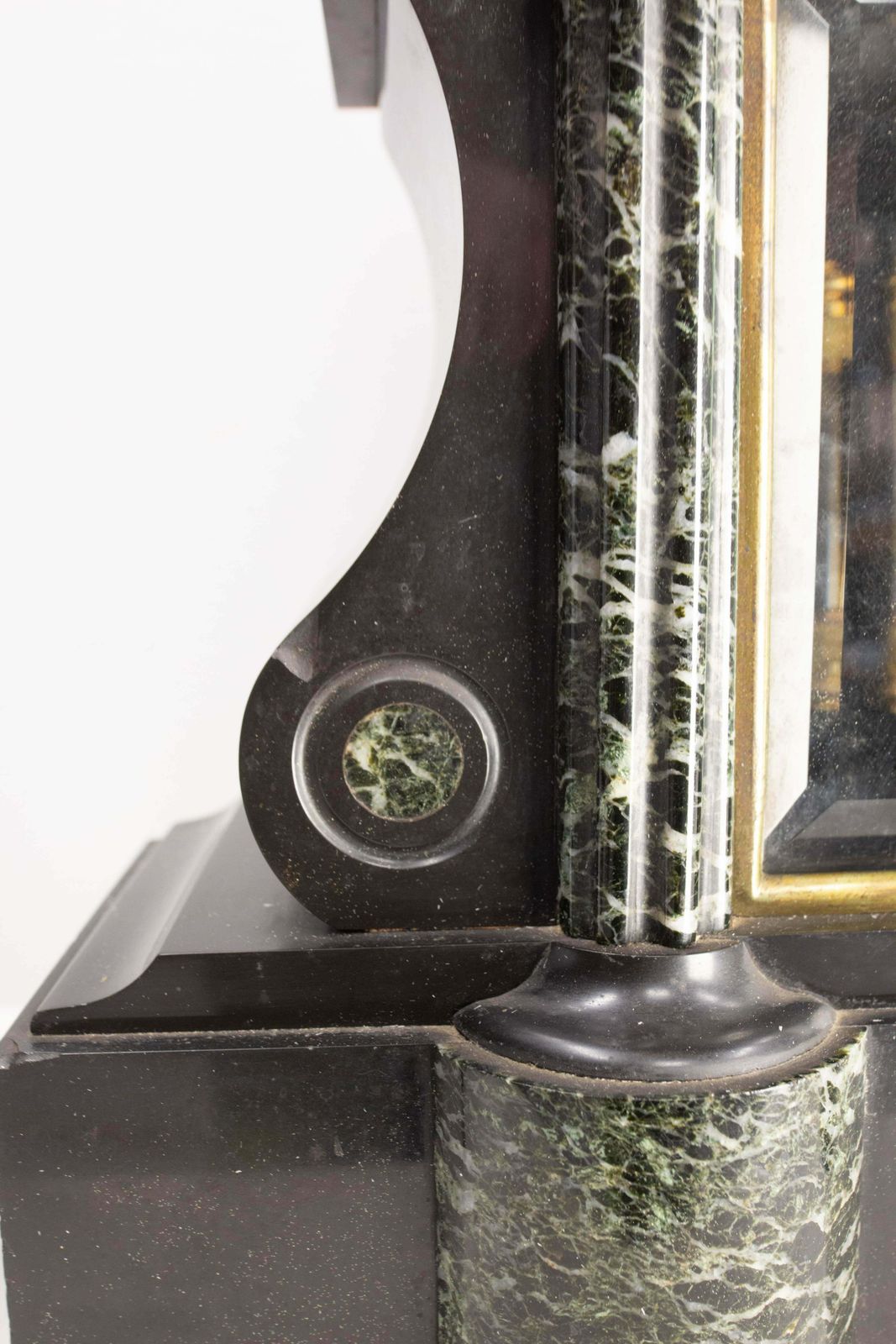 Antique French Bronze & Marble Three Piece Mantel Set Clock Napoleon III photo 1863.0
