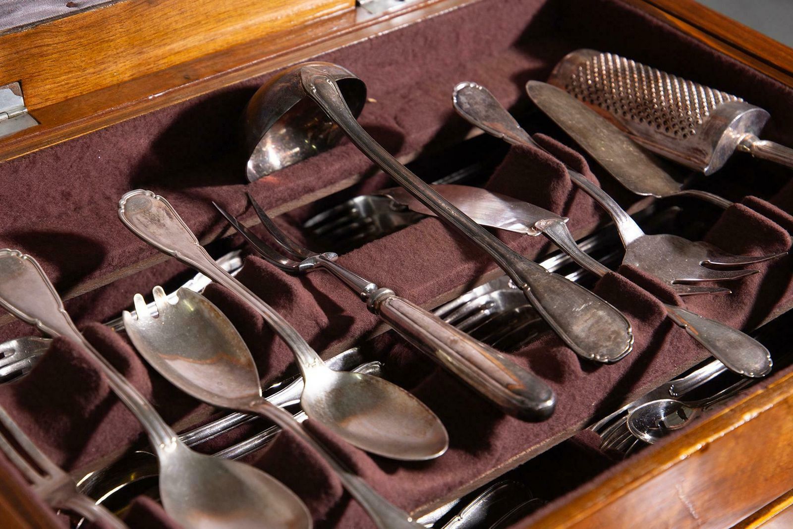 photo buy Rare Sambonet Art Deco Serving Set With Slipcase