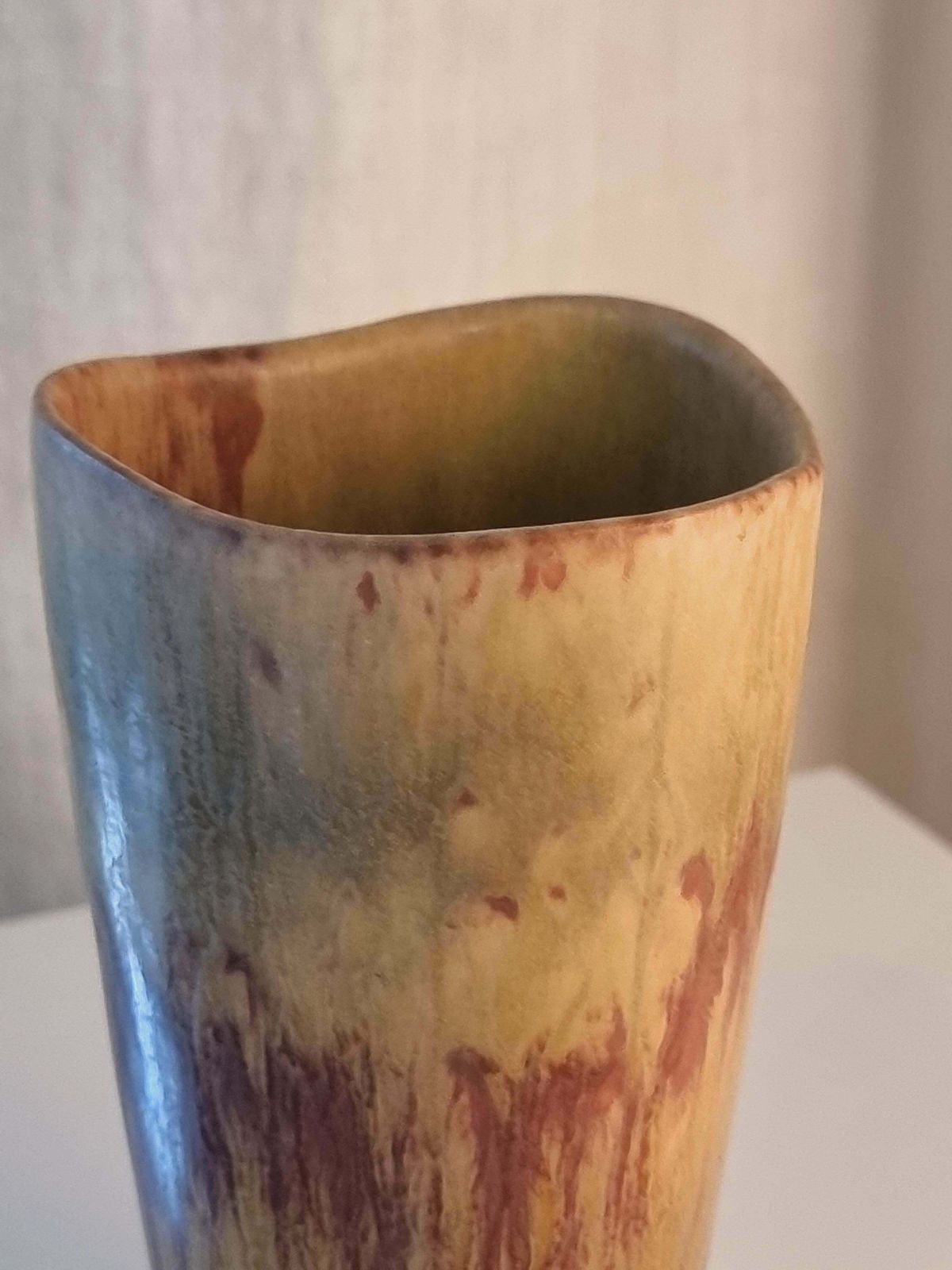 Gunnar Nylund, Stoneware Vase, Rörstrand, Scandinavian Modern / Midcentury photo Home Decor