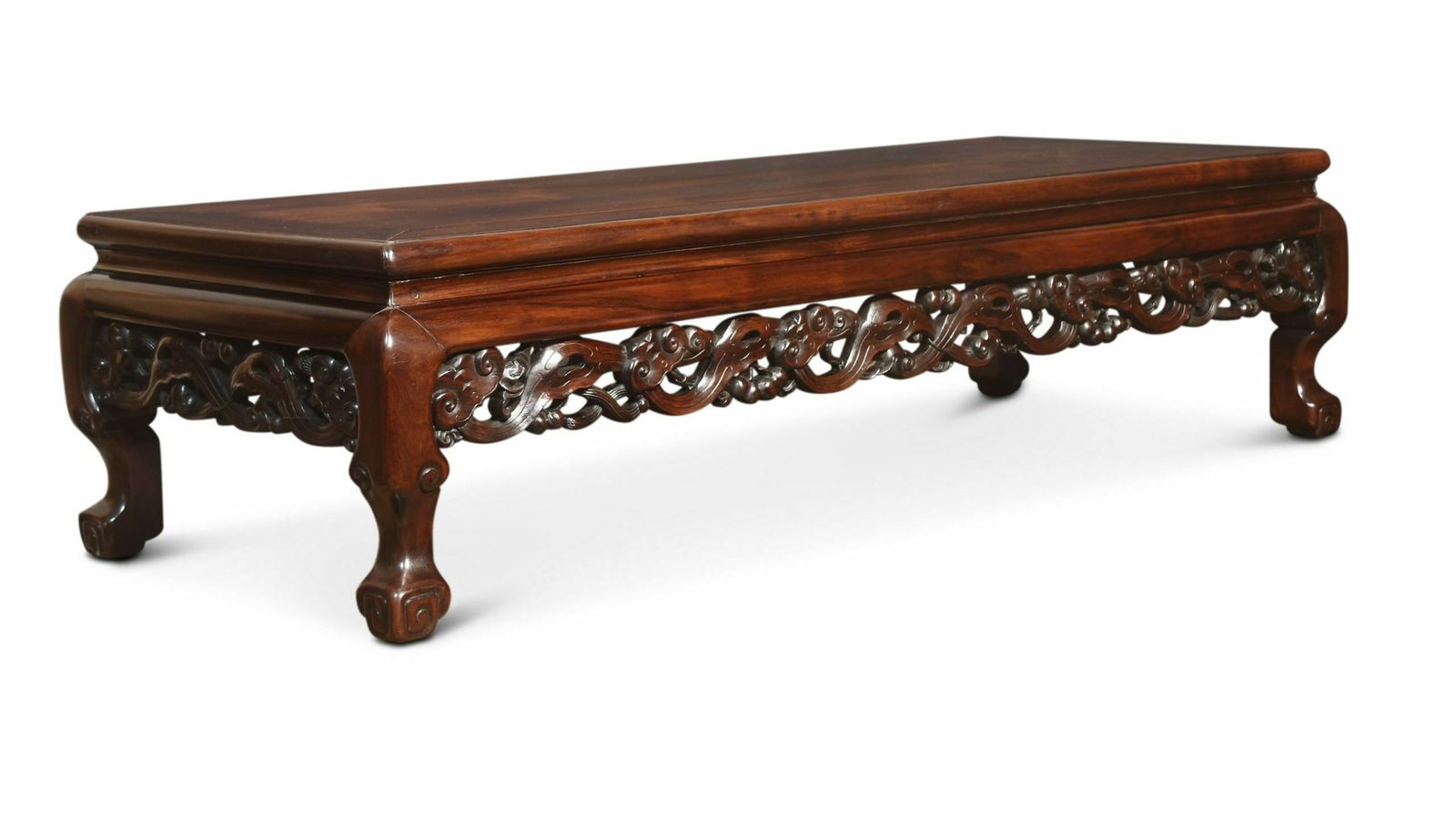 Pair Of Chinese Hardwood Low Coffee Tables photo buy