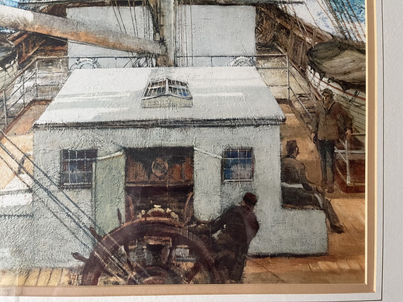 Print Of Gale Force Eight By Montague Dawson photo buy