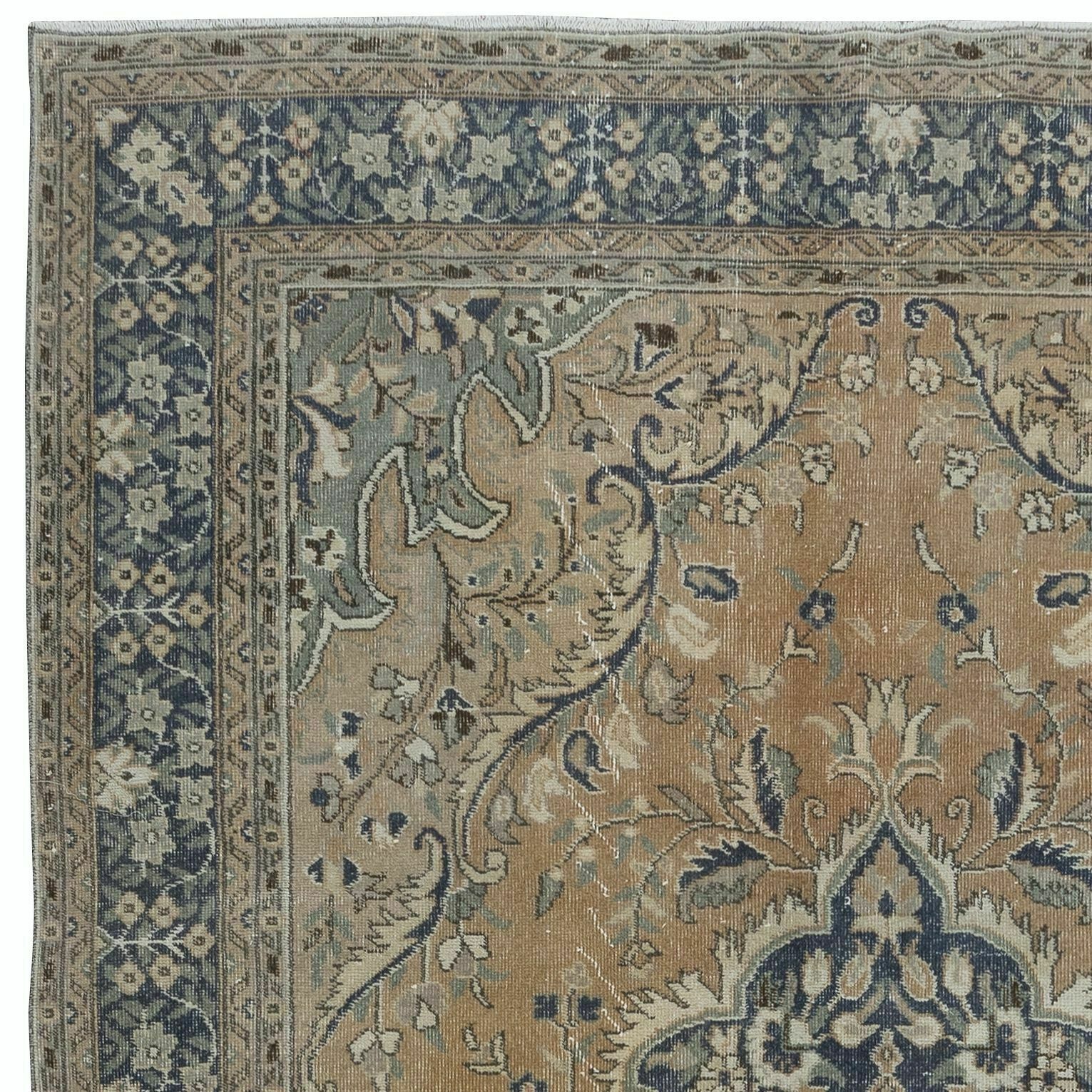 6.8x10.5 Ft One Of A Kind Vintage Tribal Rug, Handmade Turkish Carpet, Ca 1960 photo Textiles