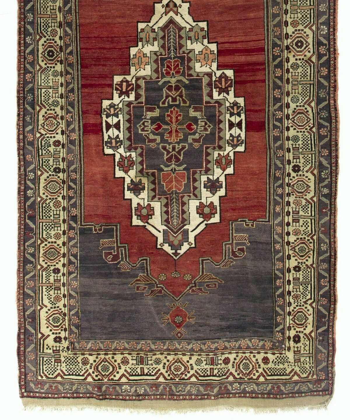 5.3x12.6 Ft Handmade Vintage Turkish Tribal Rug. One Of A Kind Oriental Carpet photo for sale