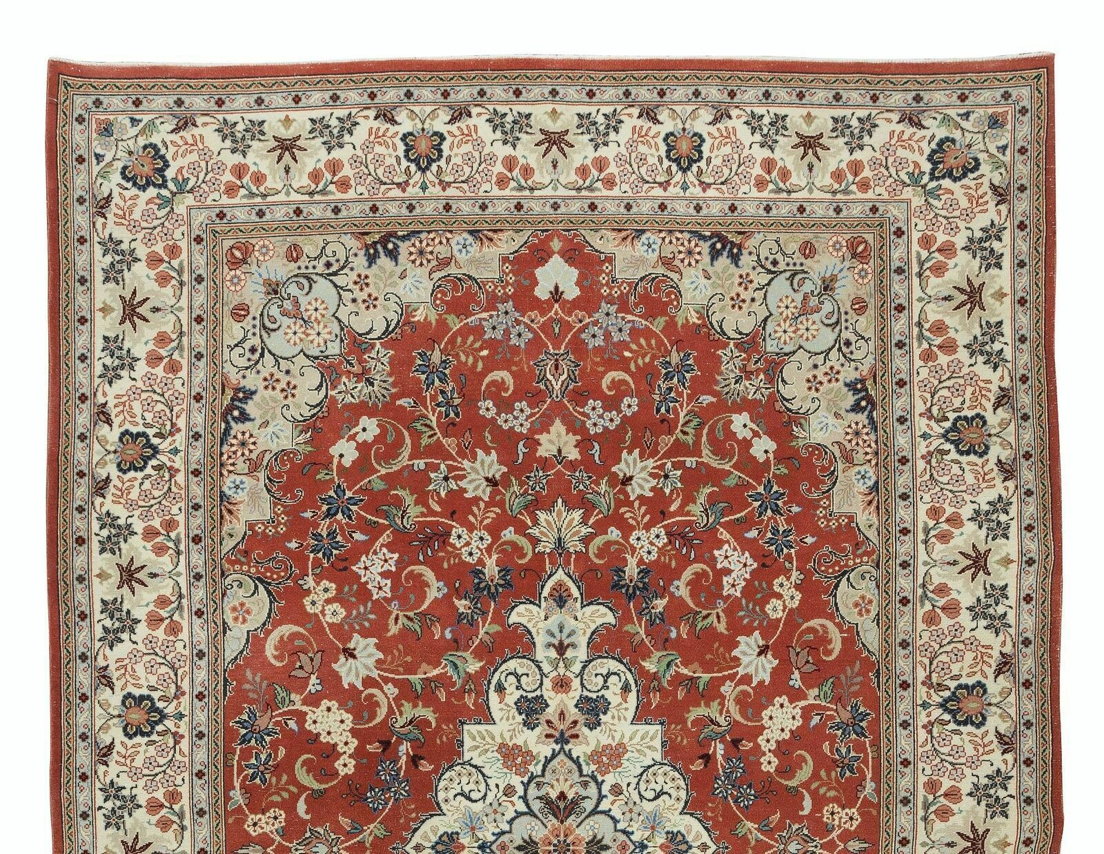 Unique Mid 20th Century Handmade Turkish Rug With Medallion Design photo Textiles