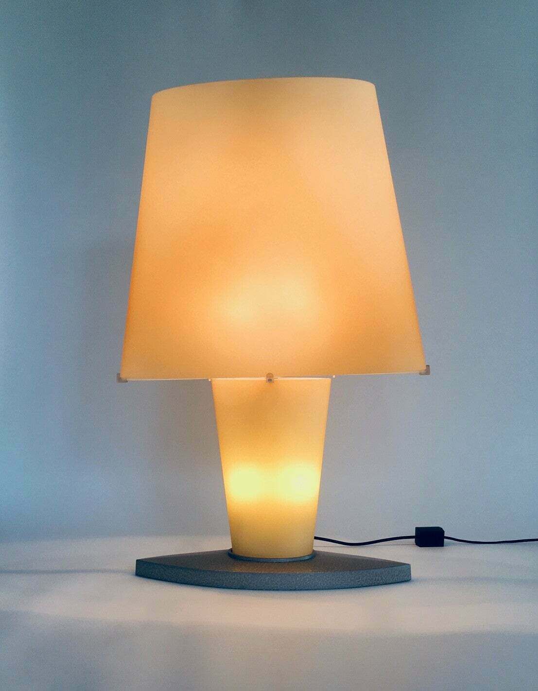 Postmodern Design Xl Glass Table Lamp By Daniela Puppa For Fontana Arte