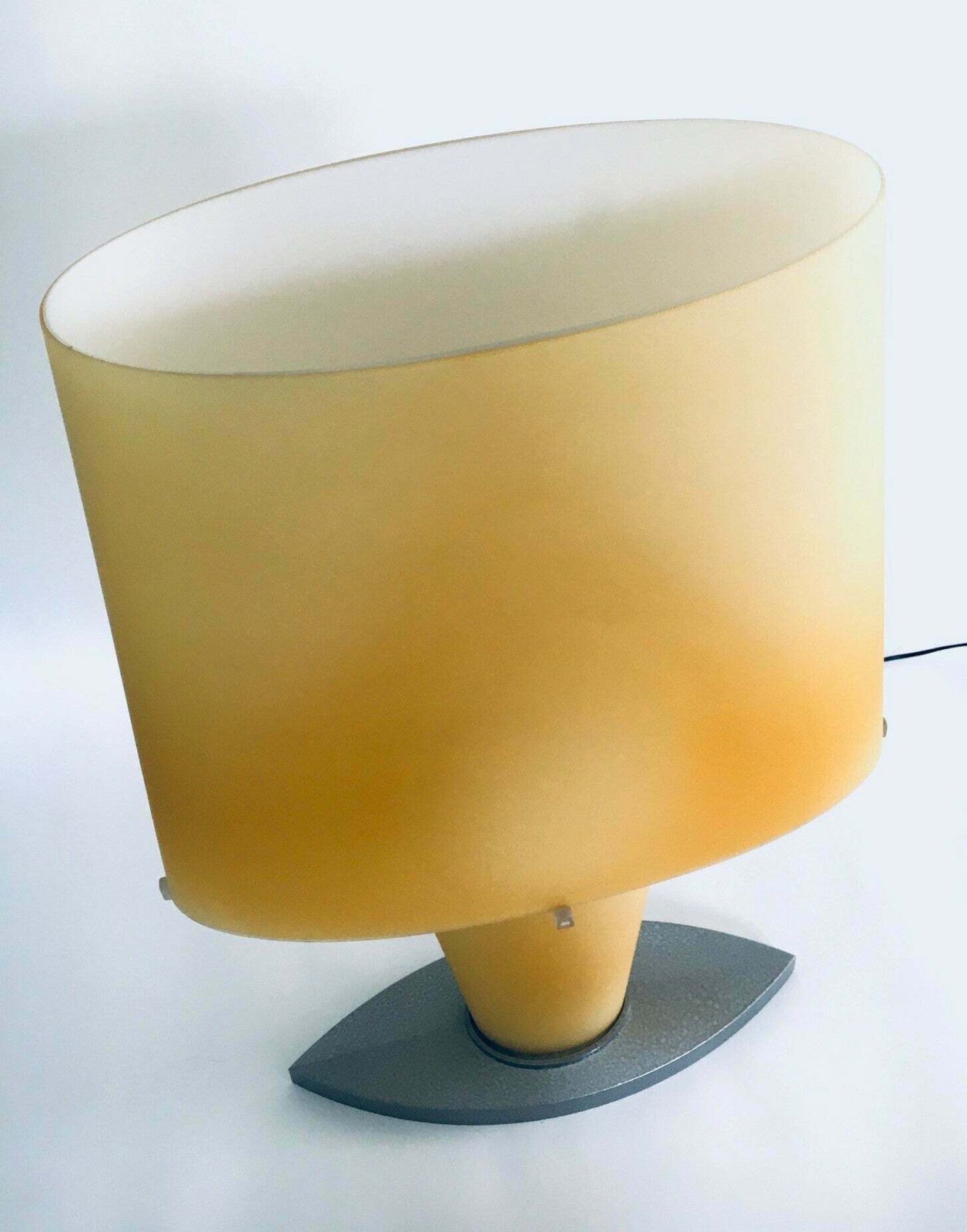 photo vintage Postmodern Design Xl Glass Table Lamp By Daniela Puppa For Fontana Arte