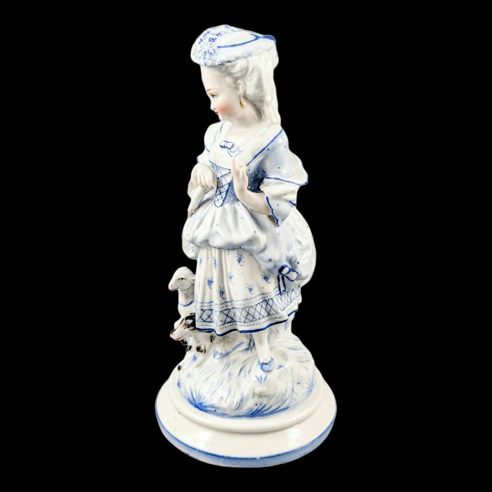 19th Century German Glazed Porcelain Figurine Of A Shepherdess By Conta & Boehme photo furniture
