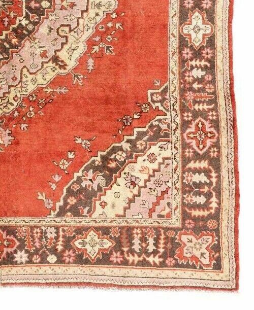 8x9.5 Ft Antique Turkish Oushak Rug. Rare Size. Very Good Condition photo 1588.0