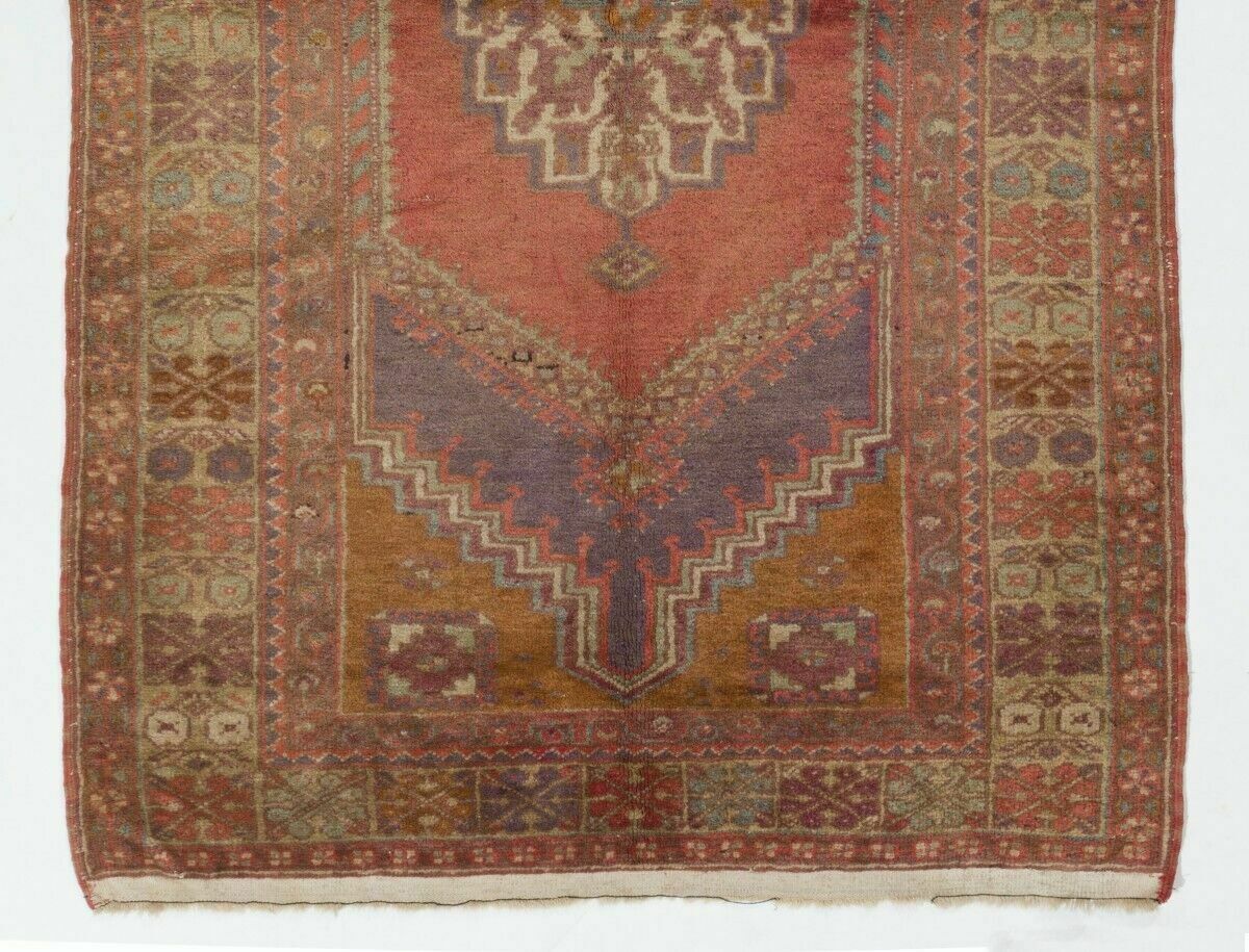 4x6.6 Ft Vintage Rug For Country Homes, Rustic, Tribal, Traditional Interiors photo for sale