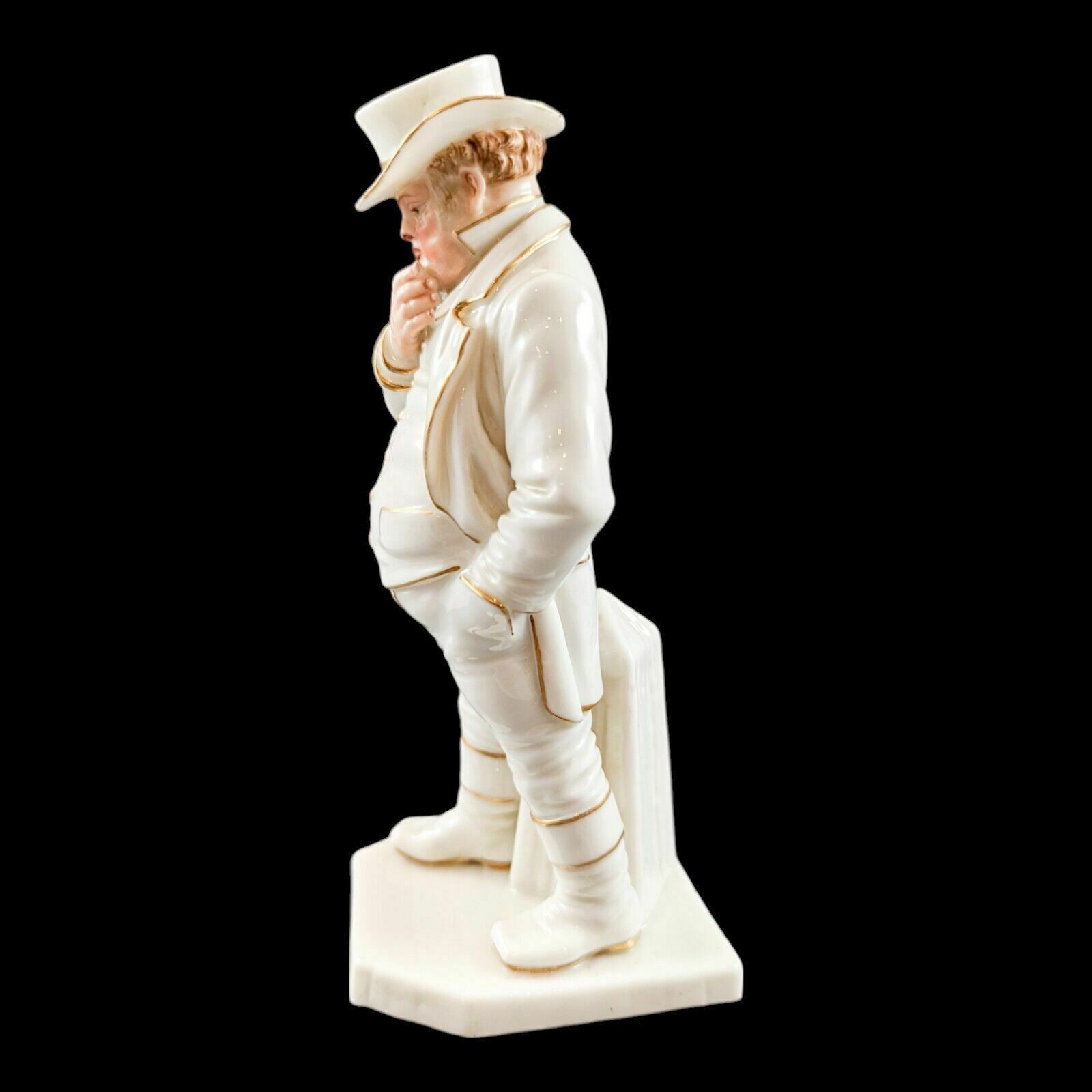 Royal Worcester Figure Of John Bull, The Englishman,1883 photo for sale