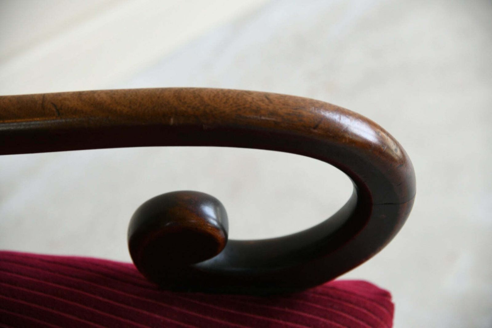 19th Century Mahogany Carver Chair photo for sale