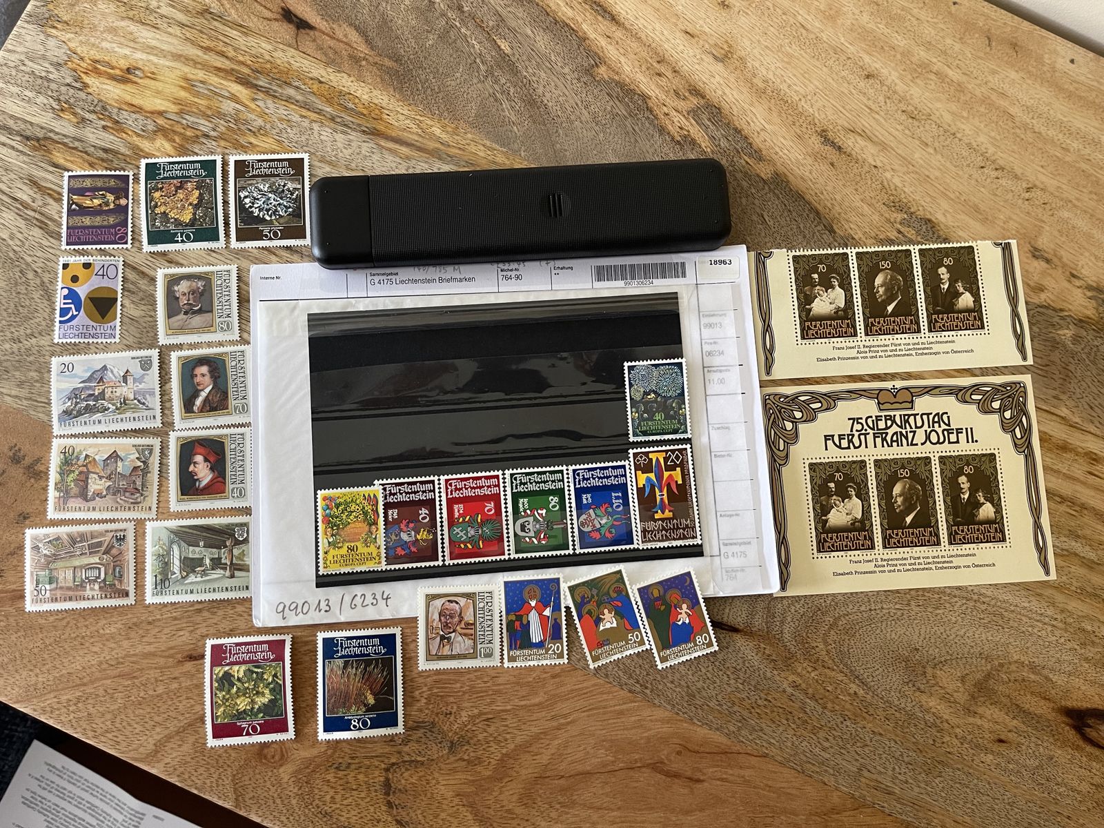 photo for sale Set Of Liechtenstein Stamps All Mnh