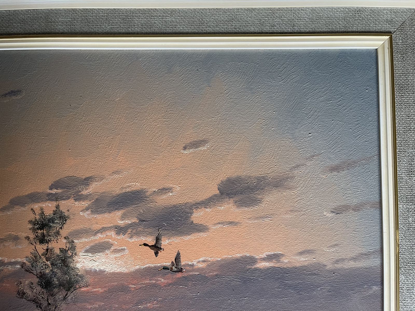 Lake At Akersloot Oil On Canas By Gerald Brouwer (B. 1938) photo 800.0