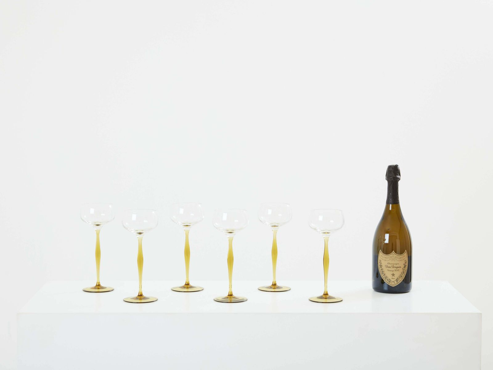 Ensemble de six verres à champagne Art Nouveau, par Peter Behrens, 1898 photo buy
