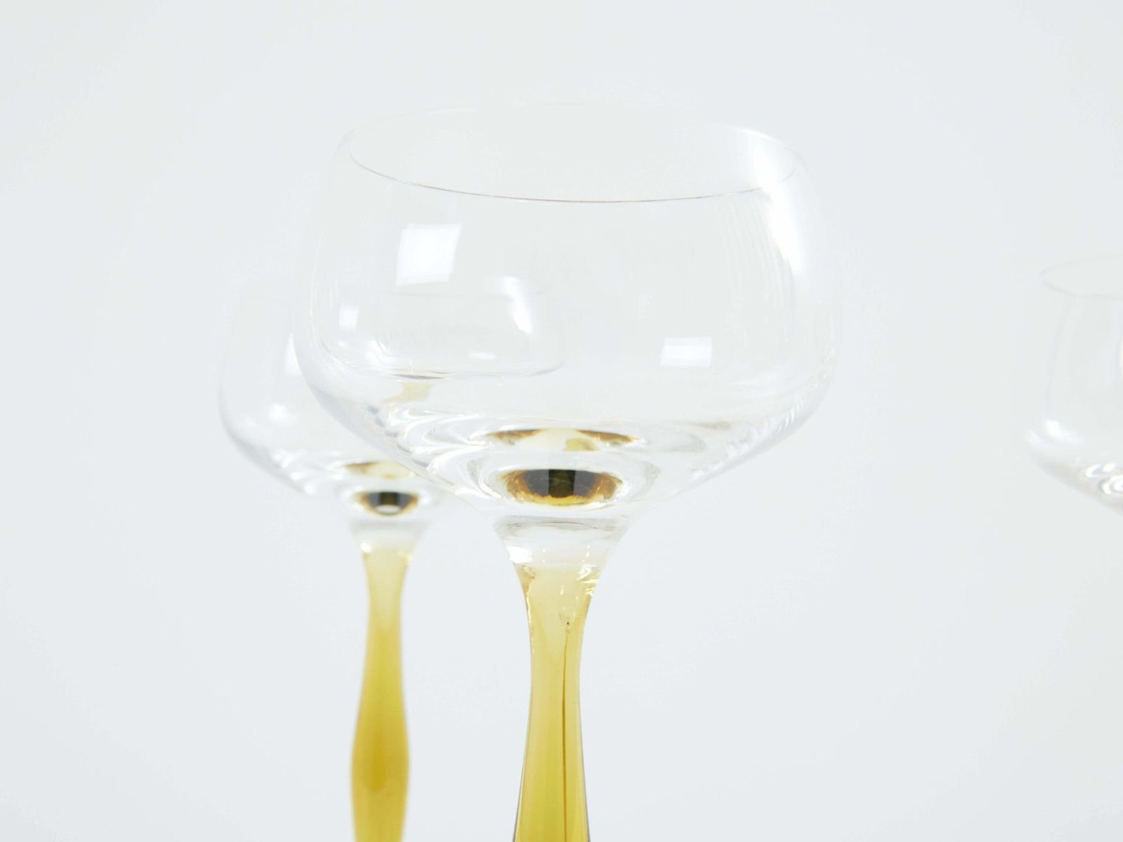 photo furniture Ensemble de six verres à champagne Art Nouveau, par Peter Behrens, 1898