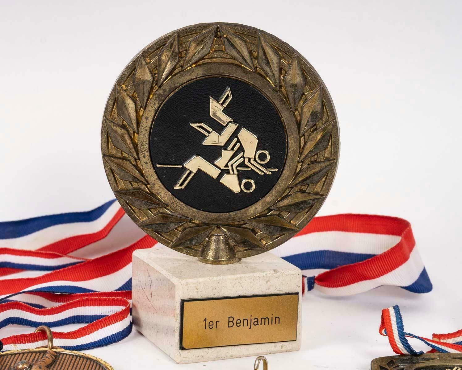 Set Of 25 Sports Medals, 20th Century. photo buy