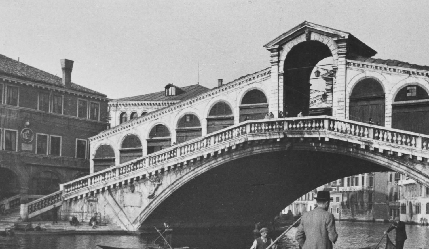 Erich Andres Andres: Venice   Canale Grande With Rialto Bridge 1955 photo for sale