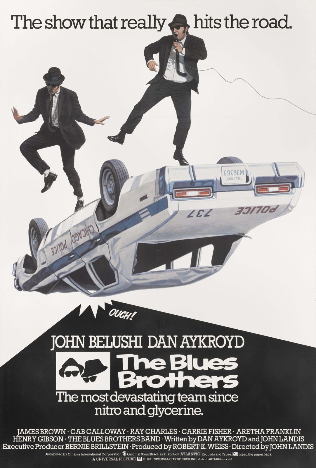 The Blues Brothers Original British Film Poster For The Classic 1980 photo furniture