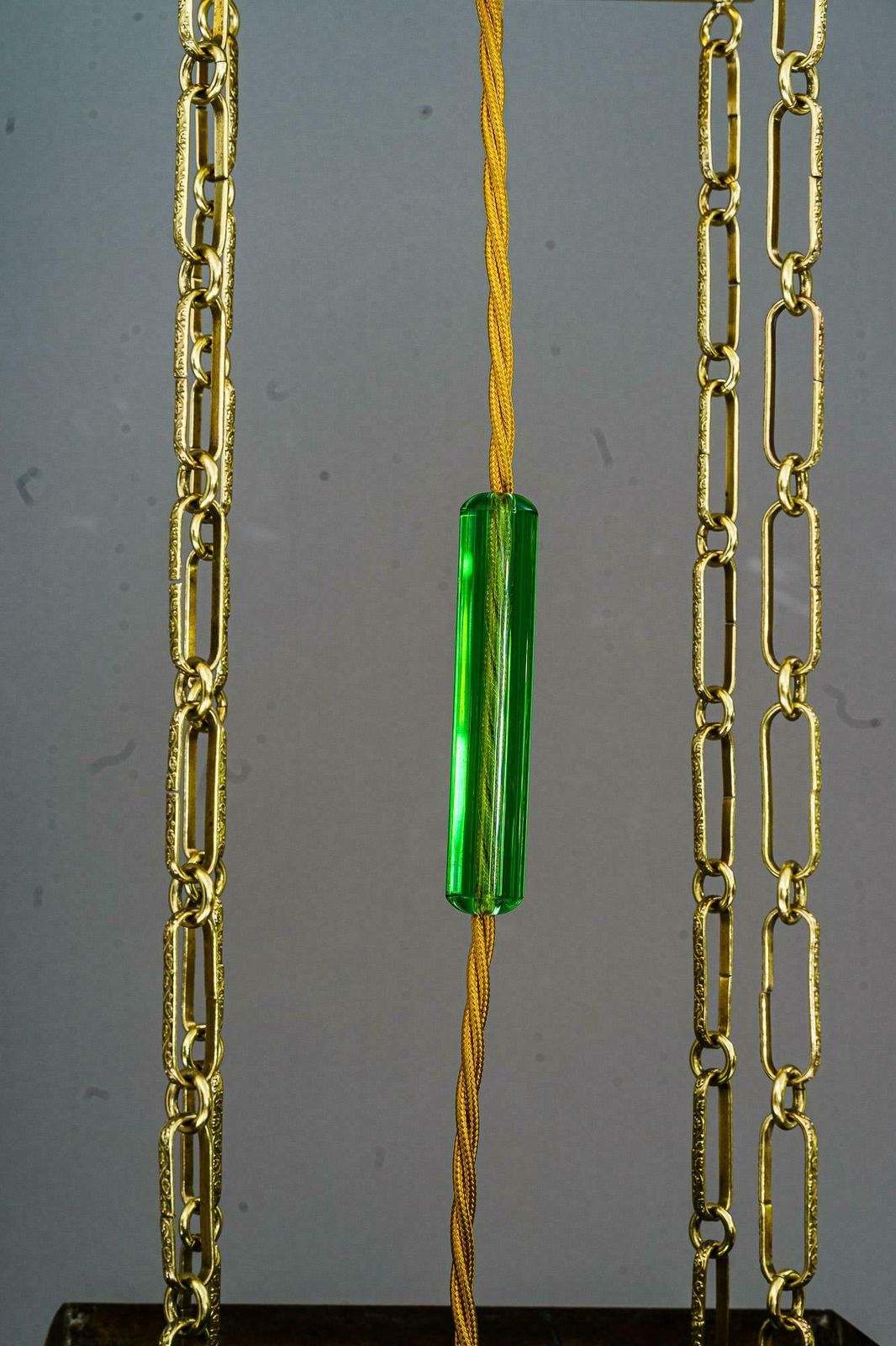Art Deco Pendant With Original Antique Glasses And Original Old Opaline Stones photo 1316.0
