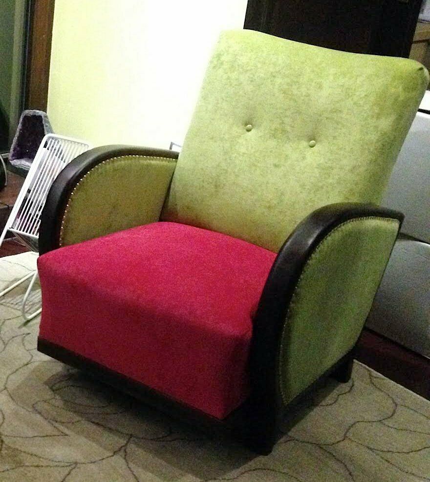 Art Deco Hungarian Armchairs, 1930s, Set Of 2