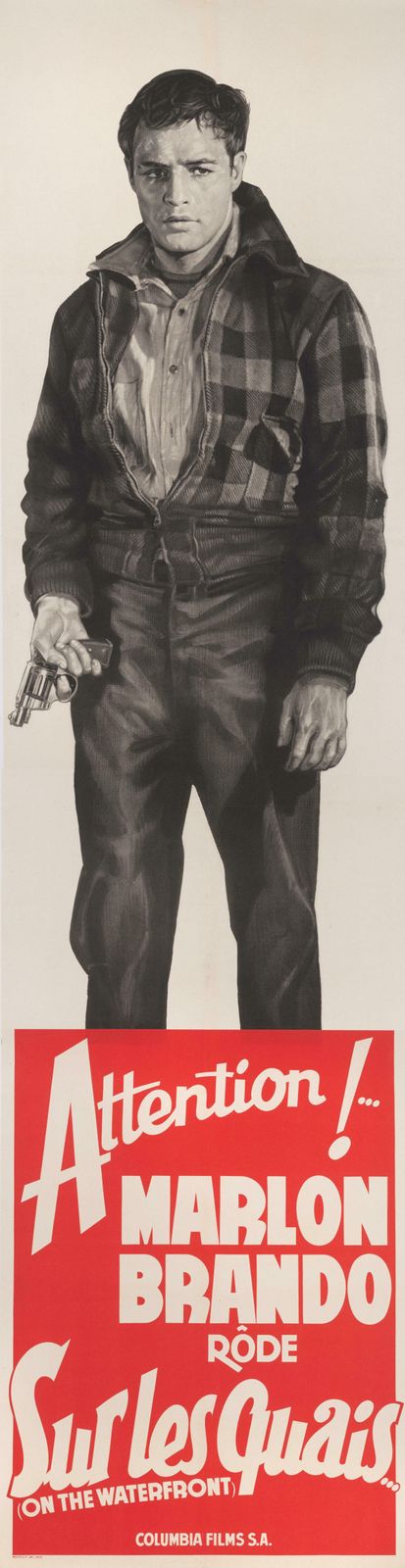 On The Waterfront Original French Film Poster From (1954) photo for sale