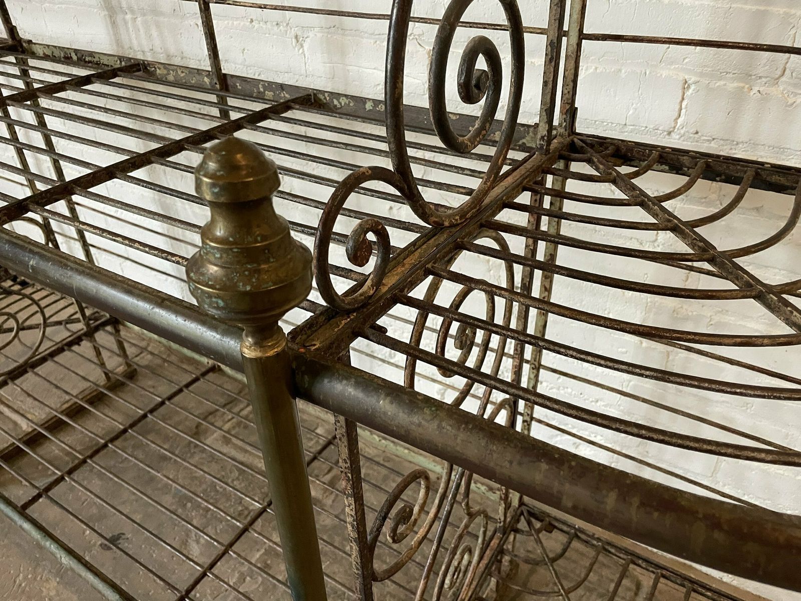 French Baker’s Rack, 1800s, Antique photo for sale