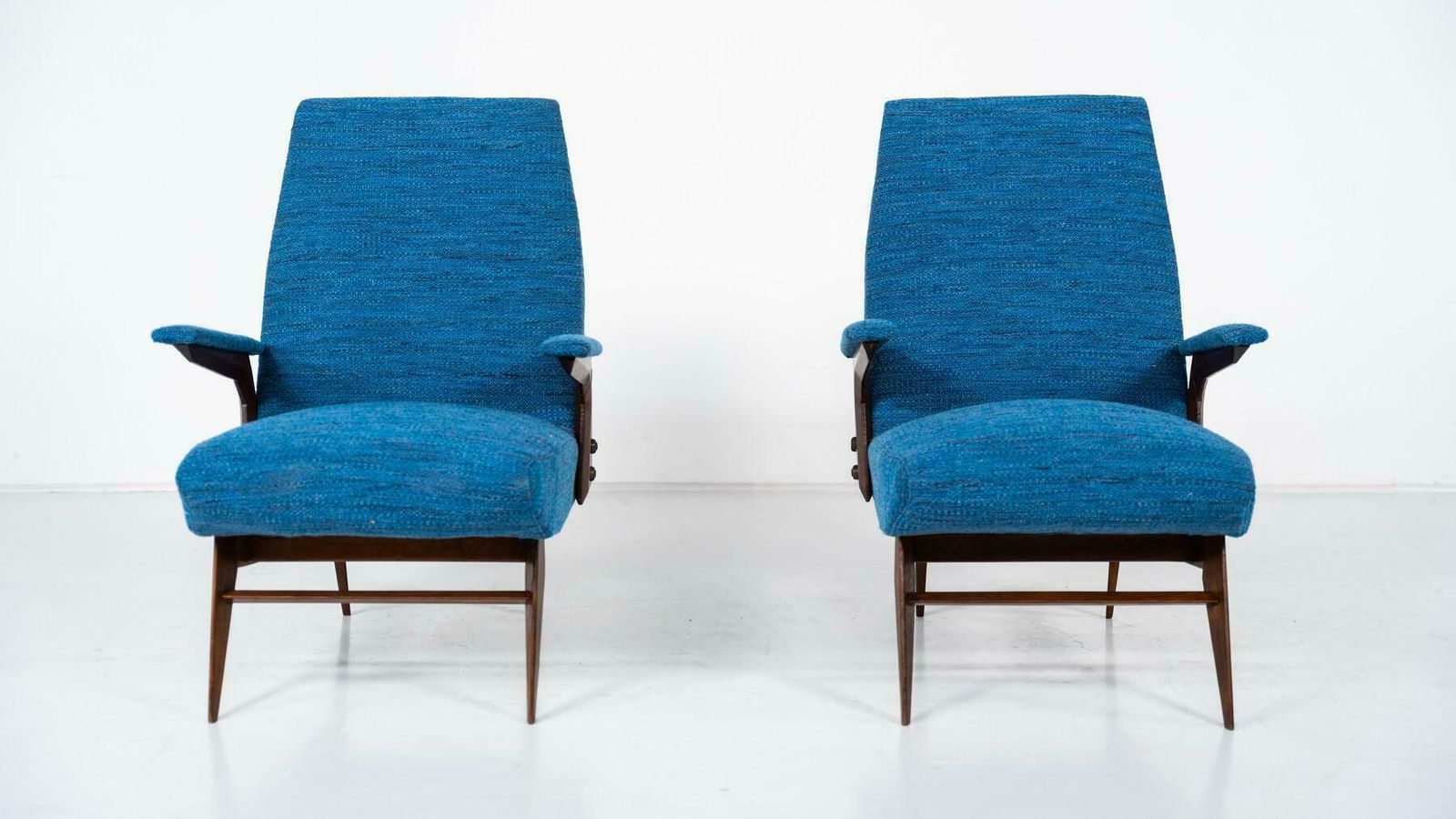 Mid Century Modern Pair Of Armchairs By Vittorio Dassi, Italy, 1960s photo 5055.0