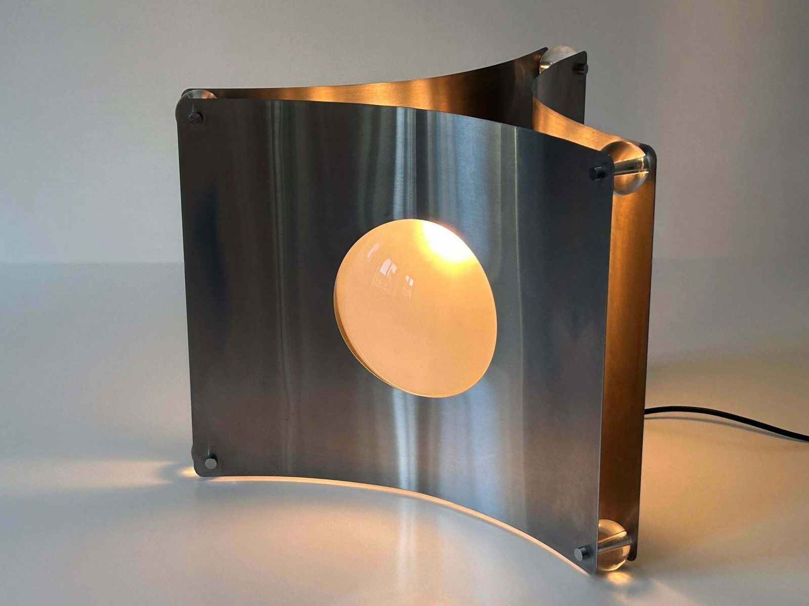 Sculptural Floor Or Table Lamp 'Taw' By Luigi Massoni For Guzzini Italy 1960s photo furniture