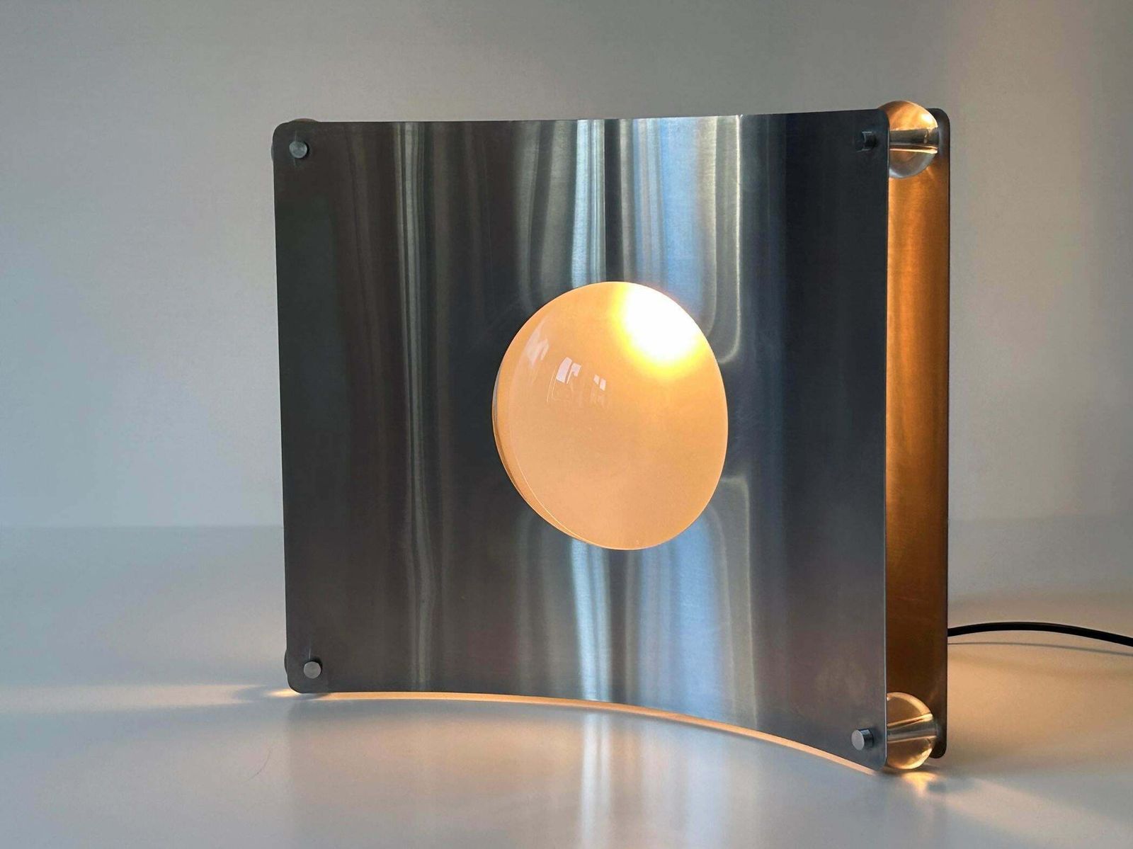 Sculptural Floor Or Table Lamp 'Taw' By Luigi Massoni For Guzzini Italy 1960s photo Lighting