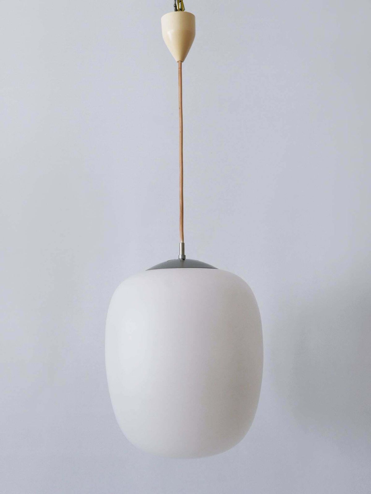 1 Of 2 Pendant Lamp Düren By Wilhelm Wagenfeld For Peill & Putzler Germany 1950s photo vinterior
