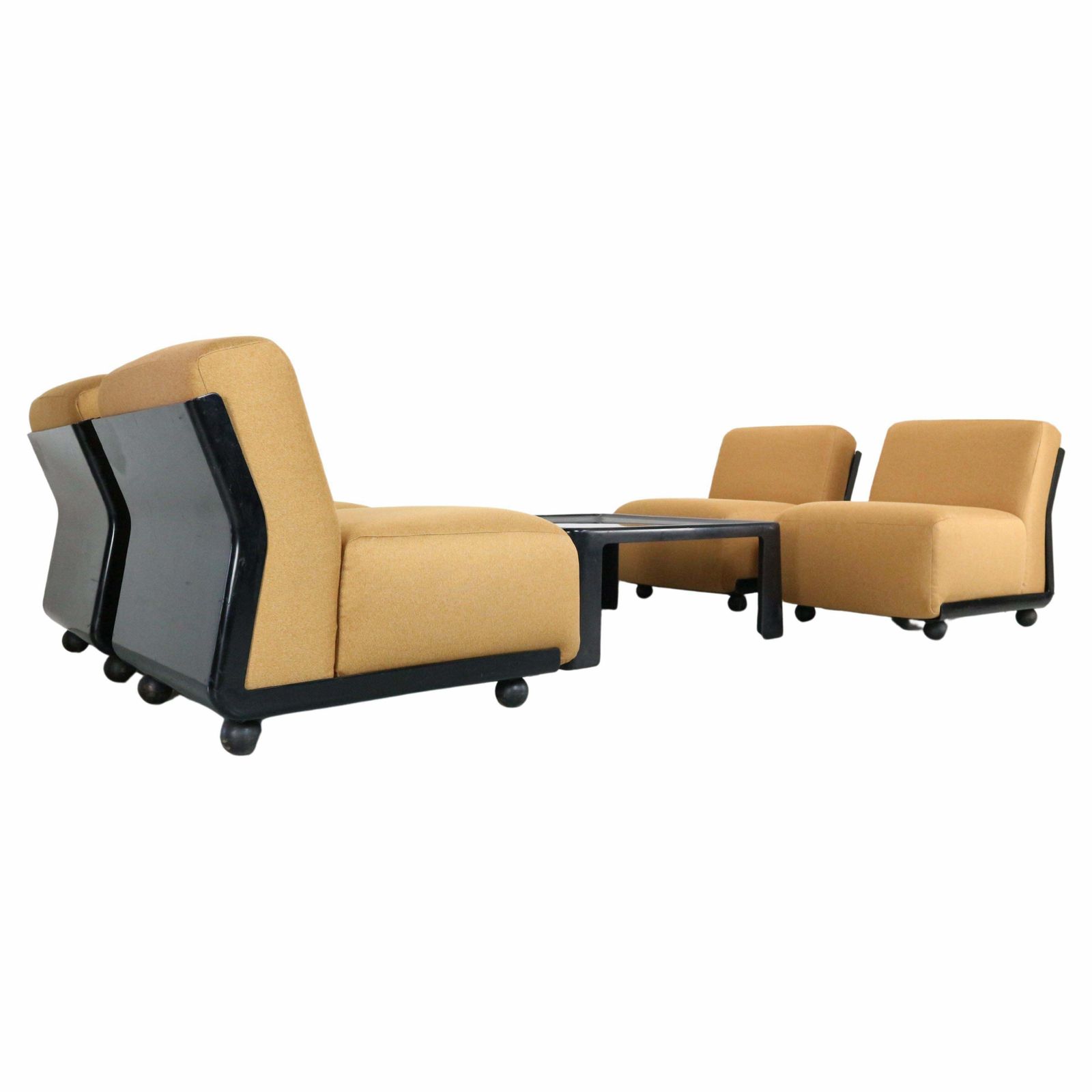 Italian Amanta 24 Chairs By Mario Bellini For C&B, 1970s photo furniture