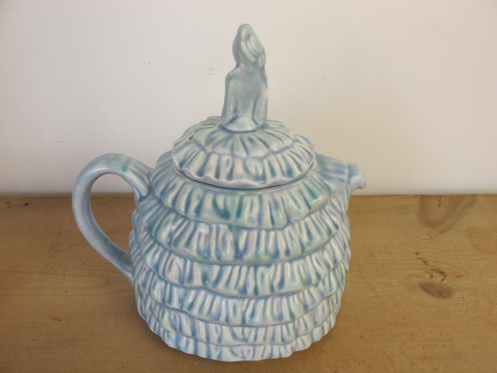 Ye Daintee Ladyee Teapot. Pale Blue Crinoline Lady Teapot No. 824571 Made By Sadler, England. photo 65.0