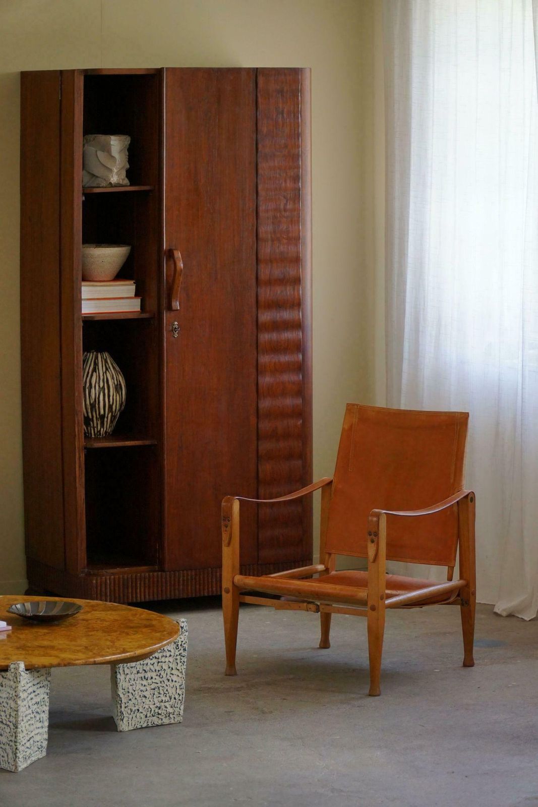 photo furniture Kaare Klint A Pair Of Safari Chairs In Ash And Leather Rud Rasmussen 1960s