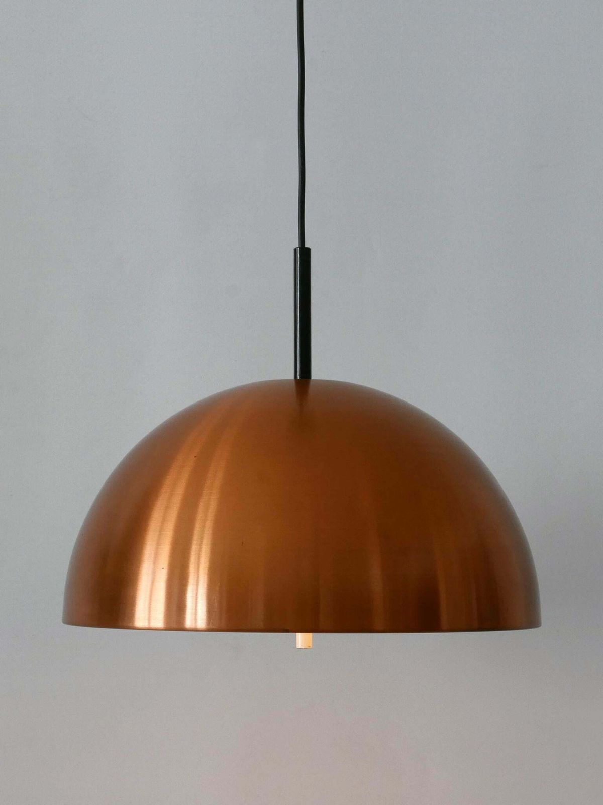 photo buy Elegant Mid Century Modern Copper Pendant Lamp By Staff & Schwarz Germany 1960s