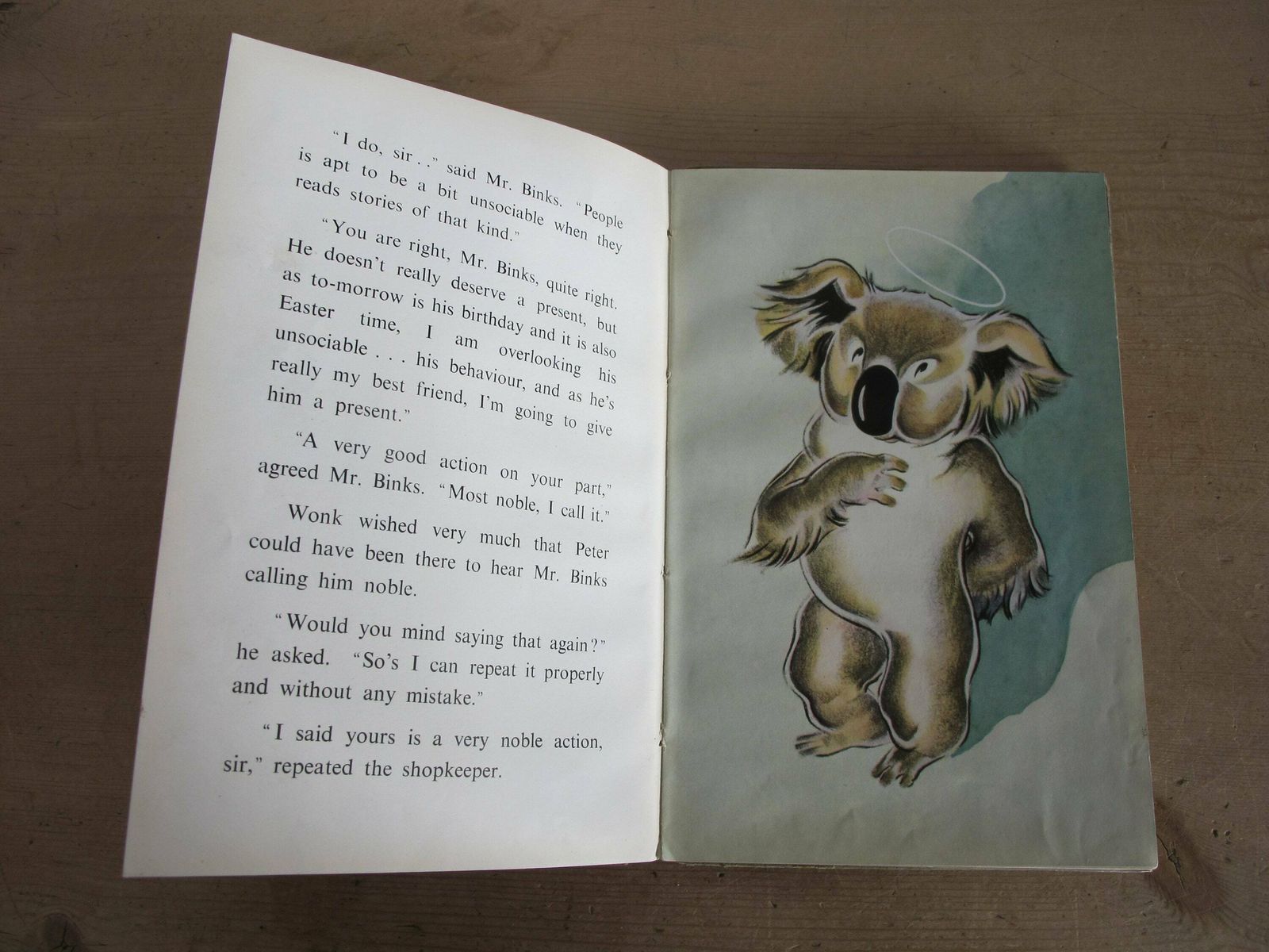 The Adventures Of Wonk   The Secret And The Night Watchman   Rare 1st Edition 1945 photo for sale