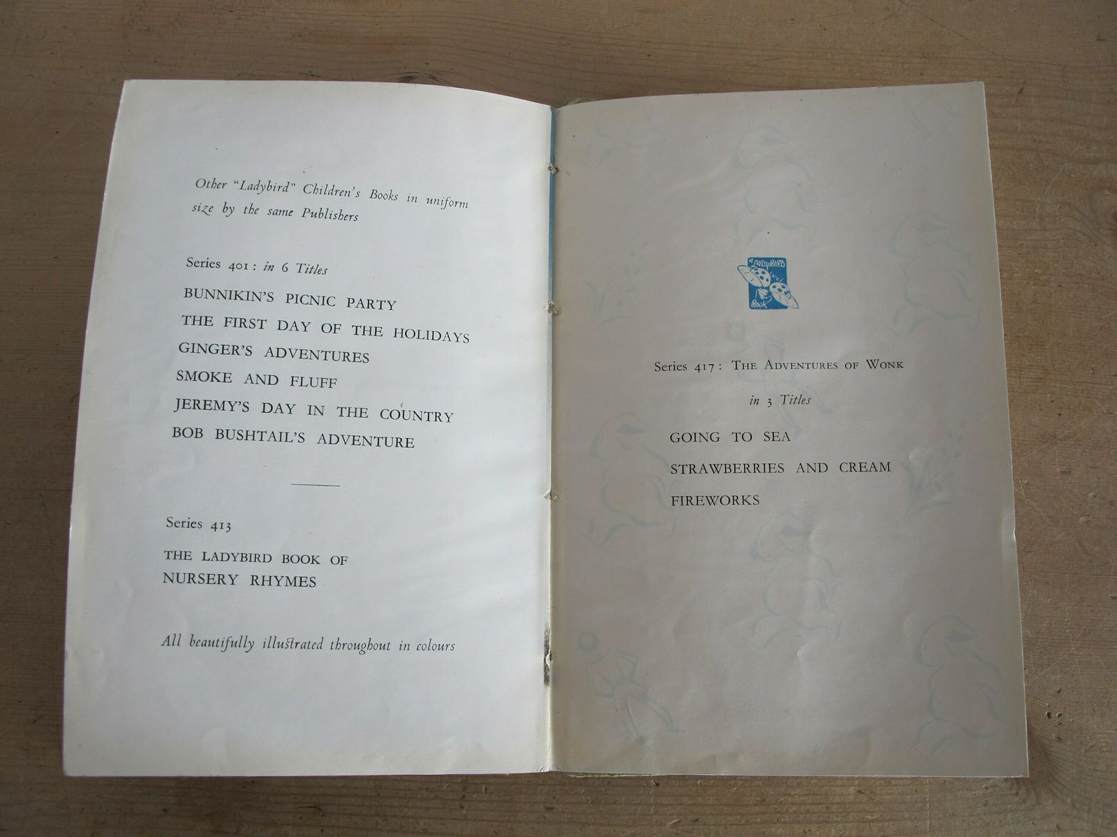 The Adventures Of Wonk   The Secret And The Night Watchman   Rare 1st Edition 1945 photo vinterior
