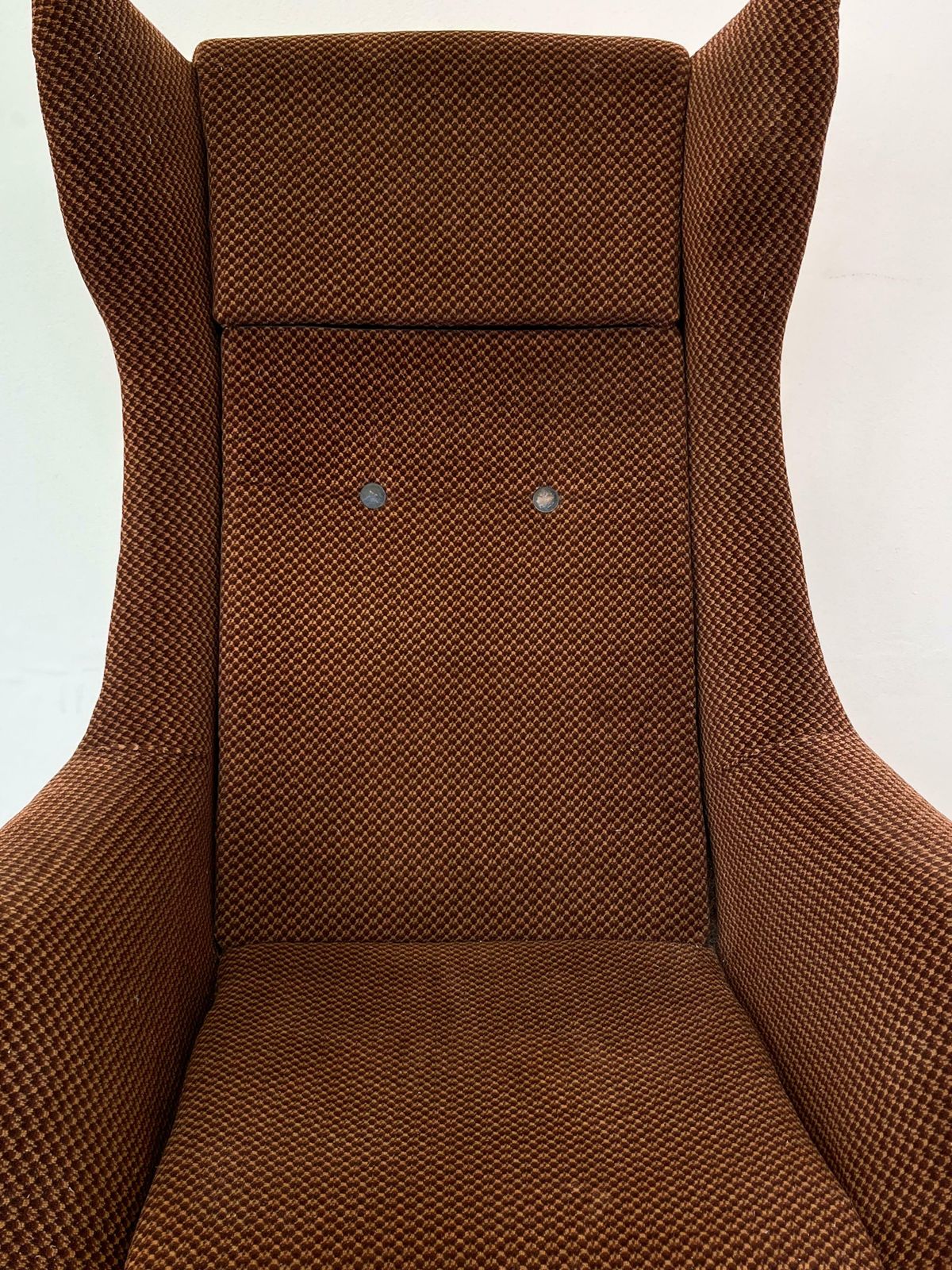 Original Design Fiberglass Wing Chair By Miroslav Navratil, 1970s photo vinterior