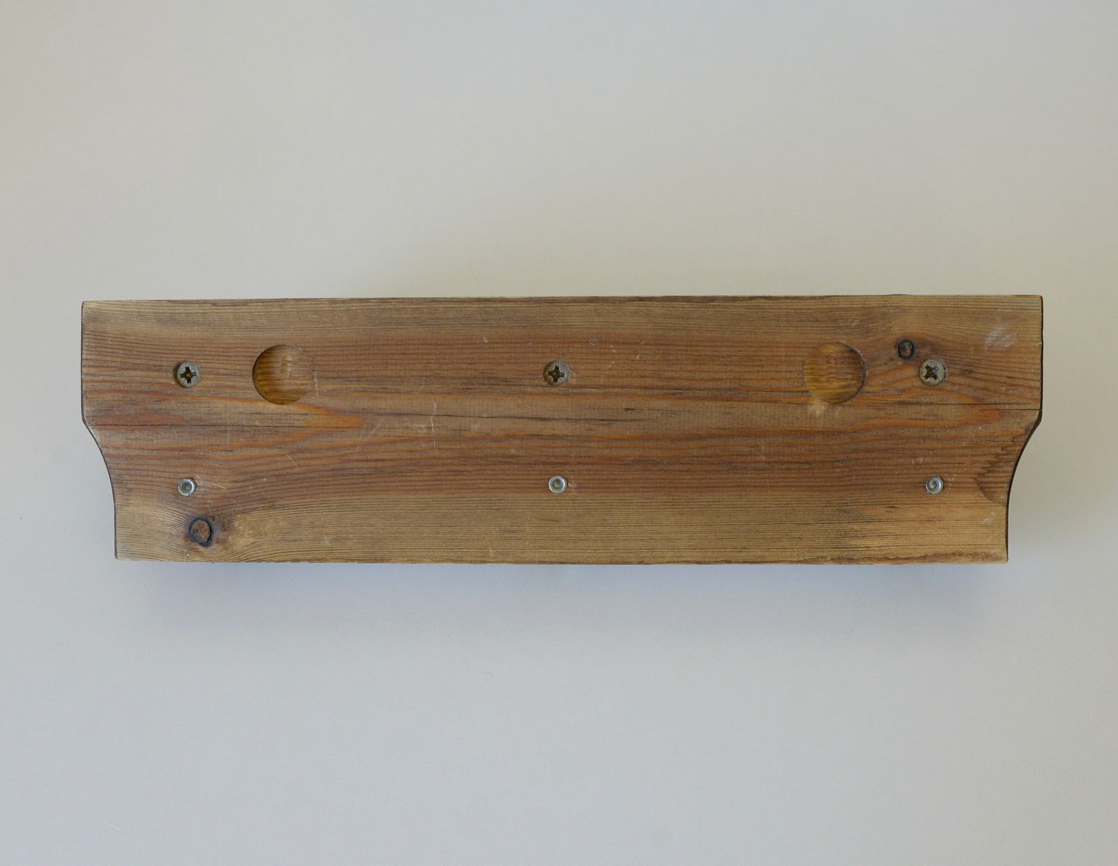 Vintage Hangers / Wood And Brass / Wall Hook From 60's / Mid Century Modern Coat Rack / Wall Clothes Hanger photo buy