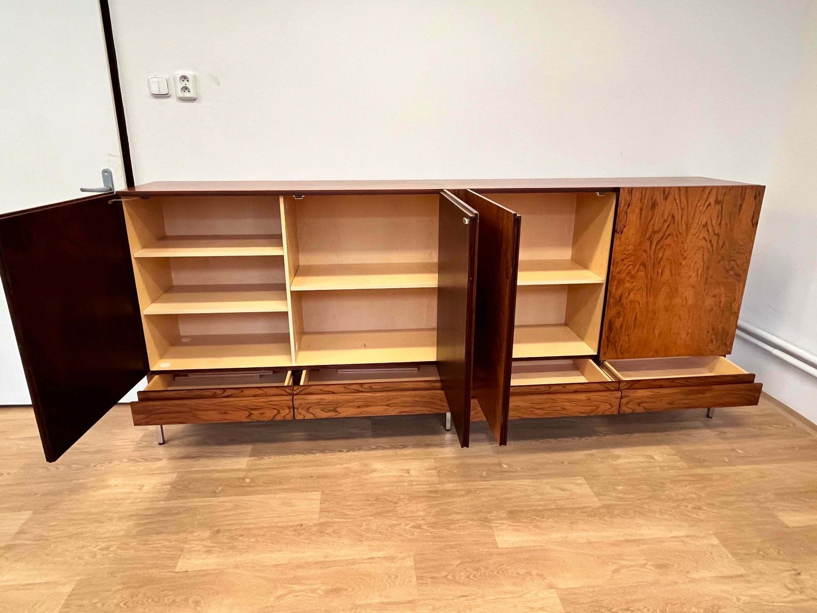 photo vinterior 1959 Dieter Waeckerlin Rosewood B60 Sideboard /Highboard By Behr