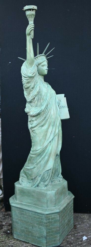 photo vinterior Xl Statue Of Liberty Bronze Statue New York Lamp